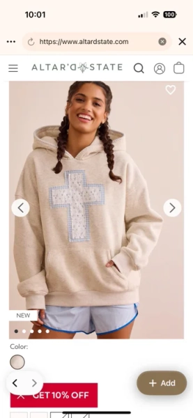 Stitched In Faith Hoodie