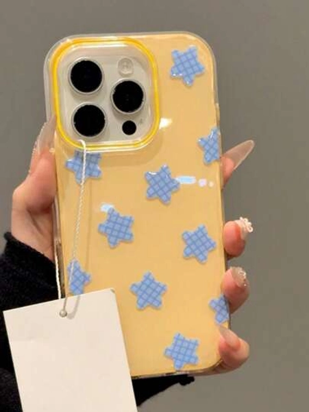 Y2K Cute Star Soft Gel Phone Case, Compatible With IPhone 17 Pro Max, 17 Pro, 17 Air, 17, 15, 16 Pro Max, 14 Pro, 13, 12, 11, Glossy Soft Shell, Gift Packaging
