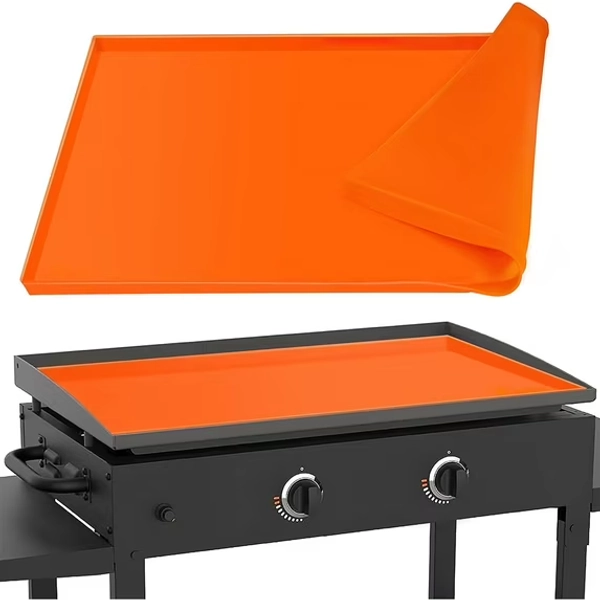 GPED Silicone Griddle Cover Mat Full-Edge for 36" Blackstone, Full Wrap-Around Protection Silicone Mat for Griddle, Weatherproof, Prevents Rust, Heat Resistant, All-Season