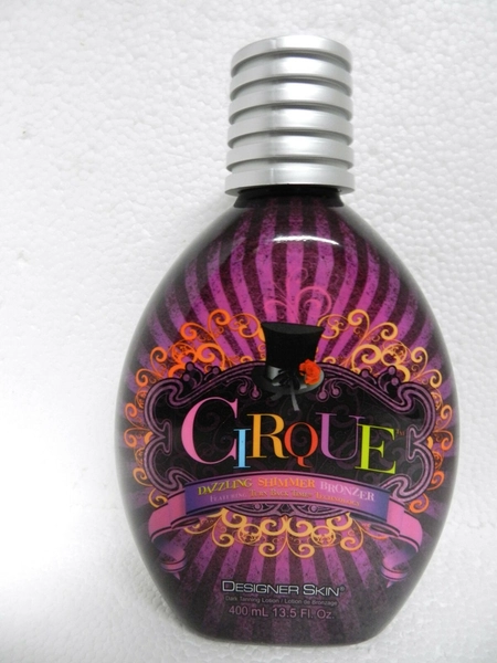 CIRQUE DAZZLING SHIMMER BRONZER TANNING BED SUN TAN LOTION BY DESIGNER SKIN RARE