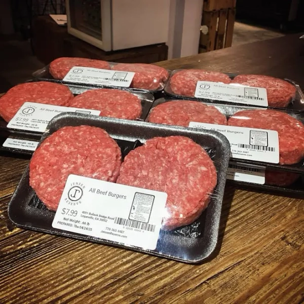 Jensen Reserve All Beef Burgers