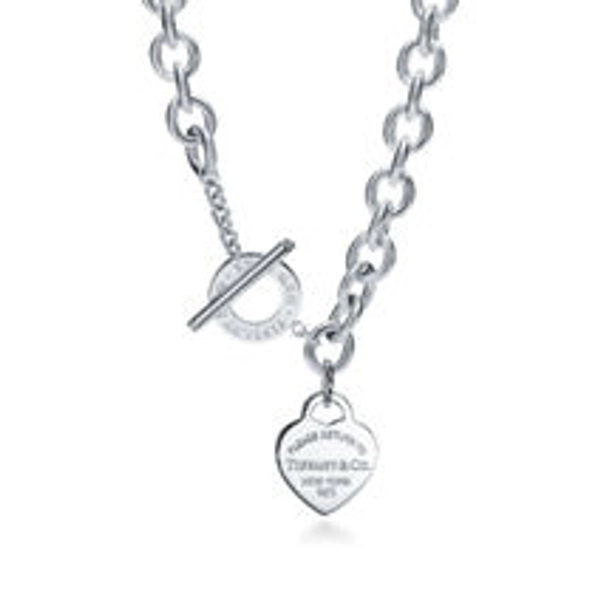 Return to Tiffany® Heart Tag Toggle Necklace in Silver