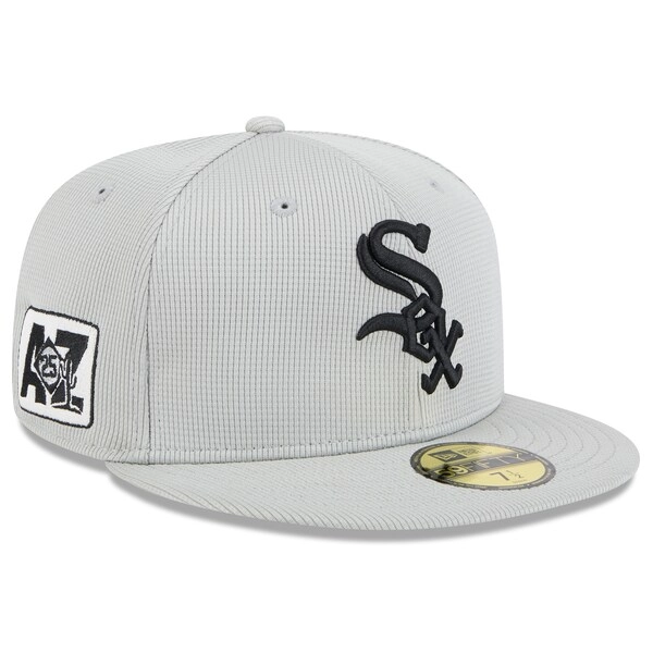  Chicago White Sox New Era 2025 Spring Training 59FIFTY Fitted Hat - Gray