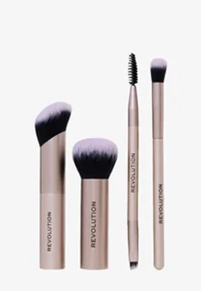 REVOLUTION ON THE GLOW TRAVEL BRUSH SET - Kwastenset