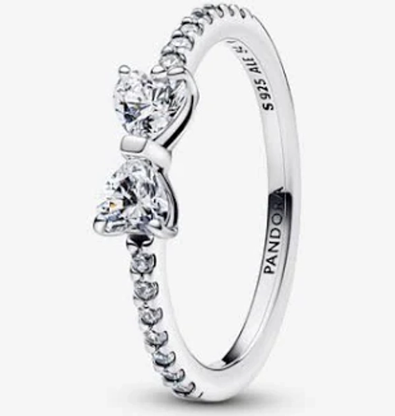 Pandora Sparkling Bow Ring