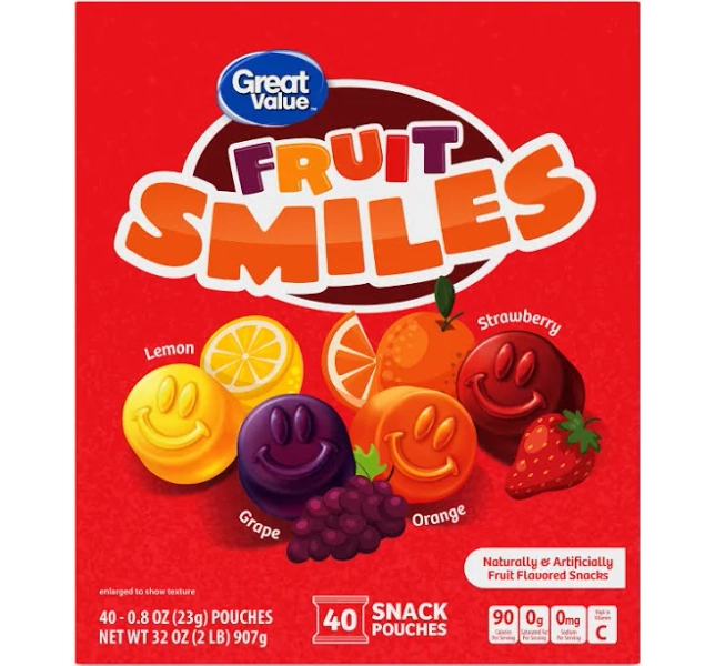 Great Value Fruit Smiles