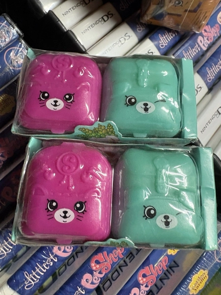 Shopkins 2 Pack Season 5 Collect &amp; Connect Backpacks Moose lot 2