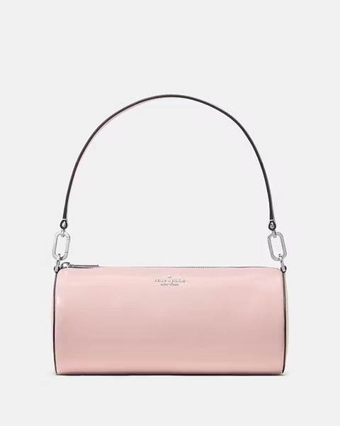 Roulette Glazed Leather Medium Shoulder Bag