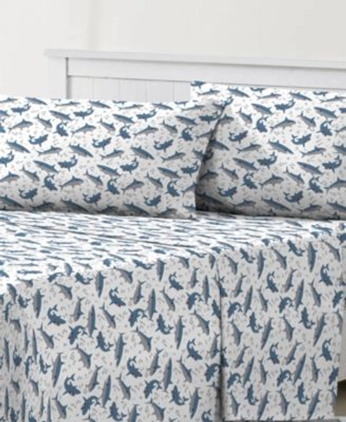 Sharks 3-Pc. Sheet Set, Twin