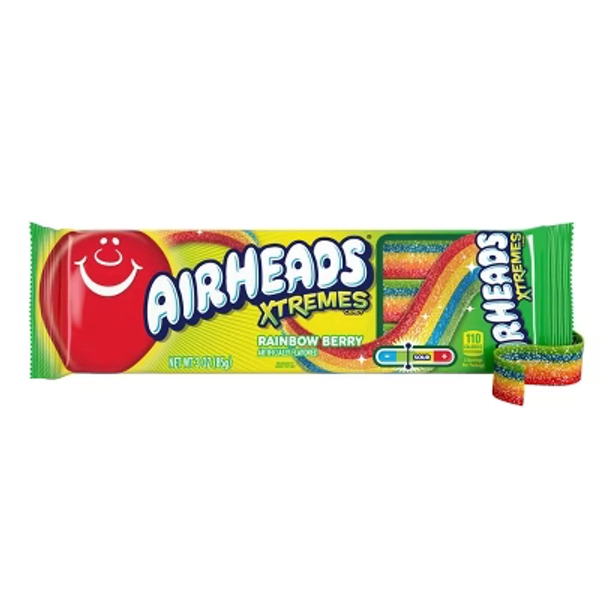 Airheads Xtremes Belts Chewy Candy - 3oz