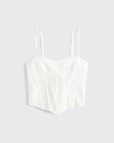 Haut corset en dentelle