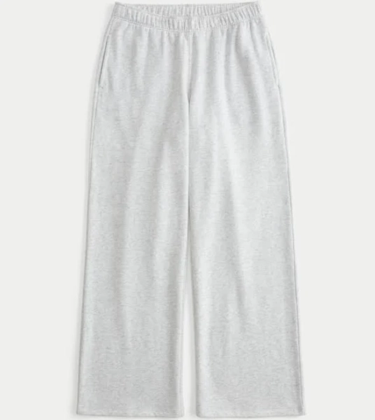 Women's Heart Pocket Wide-Leg Sweatpants