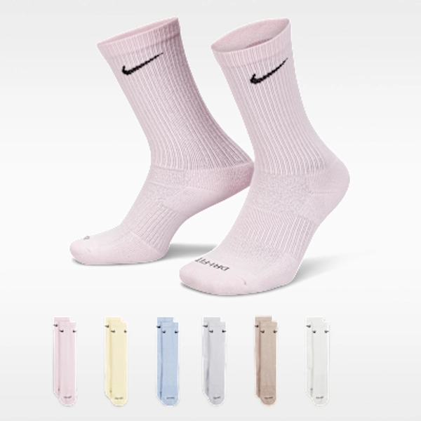 Nike Everyday Plus Cushioned Training Crew Socks (6 Pairs)