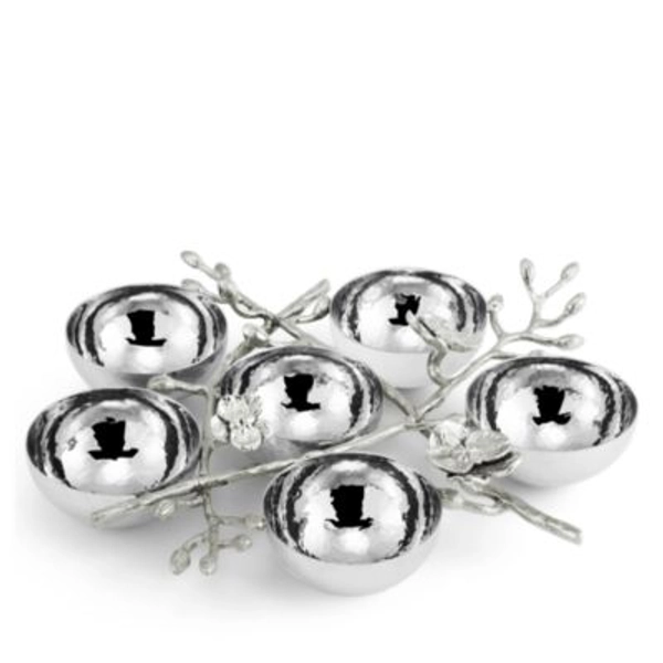 White Orchid Seder Plate