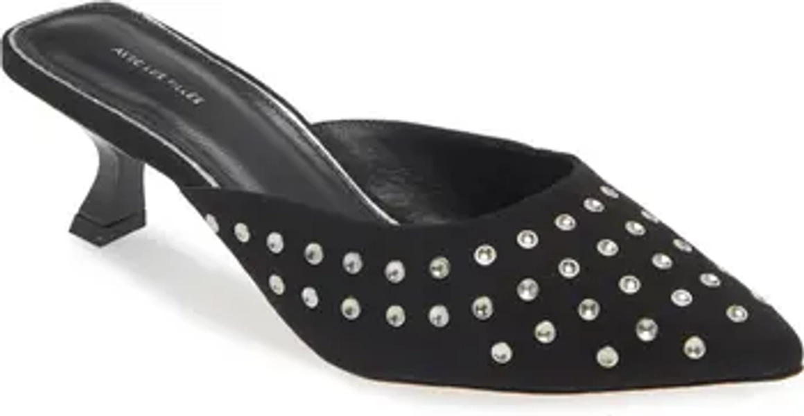 Quincy Metallic Pointed Toe Slingback Pump