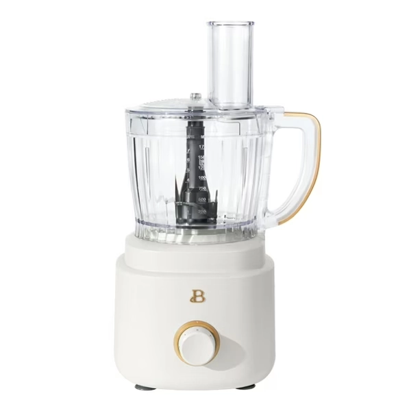 Beautiful 10-Cup Food Processor with Accessories, White Icing by Drew Barrymore