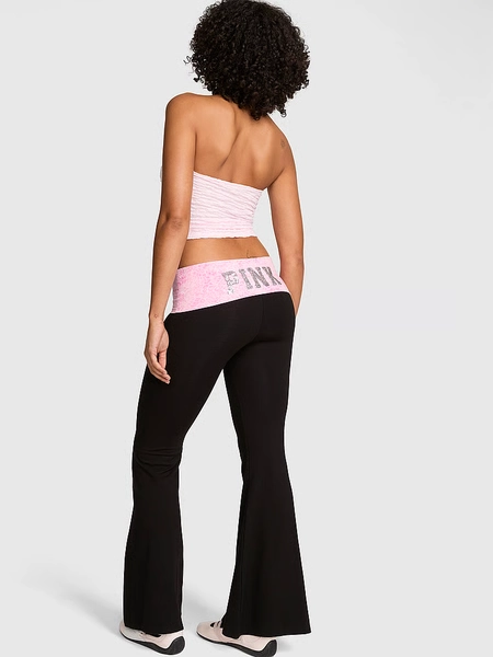 All-Day Cotton™ Foldover Super Flare Leggings