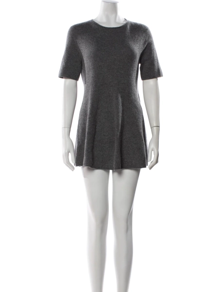 Crew Neck Mini Dress