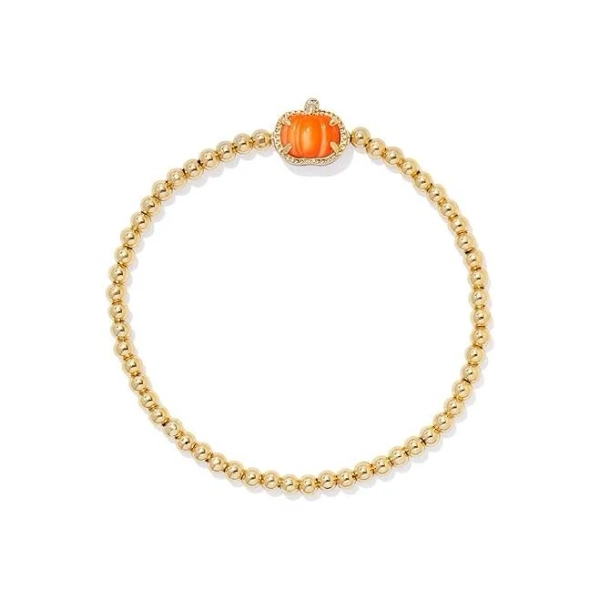 Kendra Scott Pumpkin Stretch Bracelet with Mother-of-Pearl