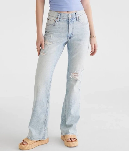 Aeropostale Women's Flare High-Rise Jeans