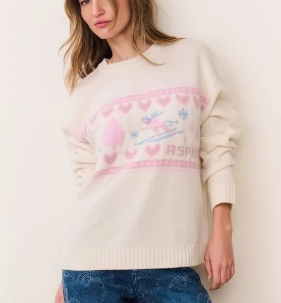Francie Wool Jacquard Pullover