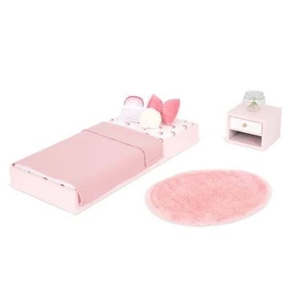 Our Generation Sweet Snuggles Bedroom Furniture Accessory Set