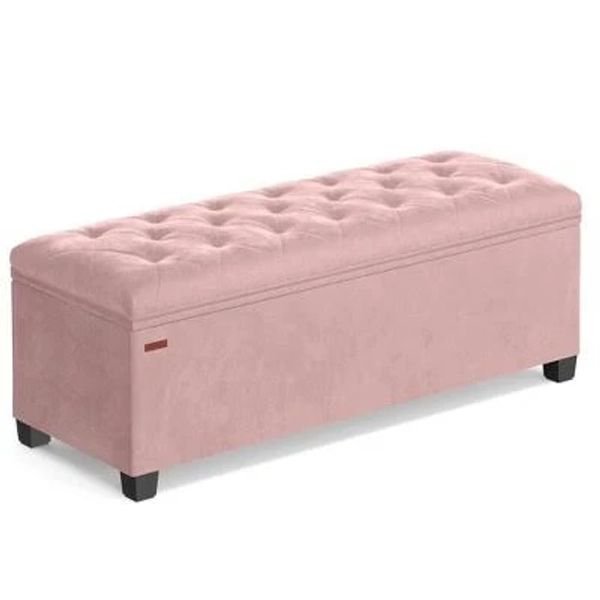 SONGMICS 43" Storage Ottoman Bench