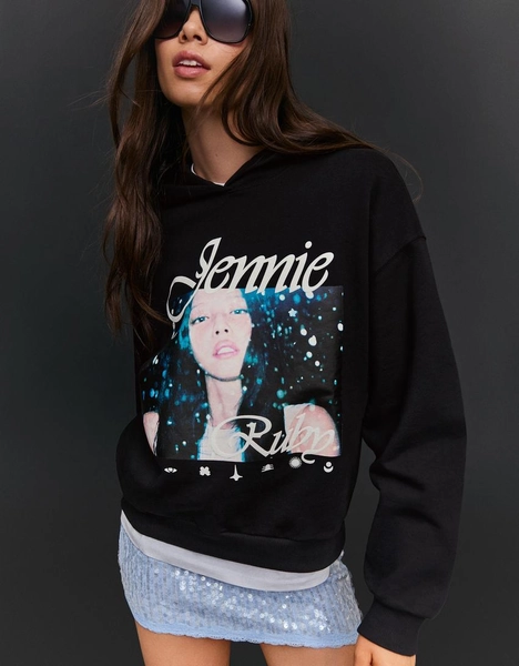 Jennie Ruby Hoodie mit Print