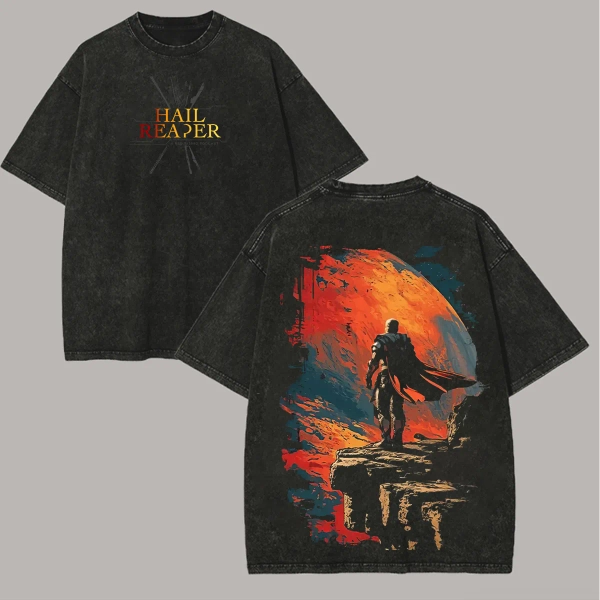 Red Rising Printed Unisex Washed T-Shirt