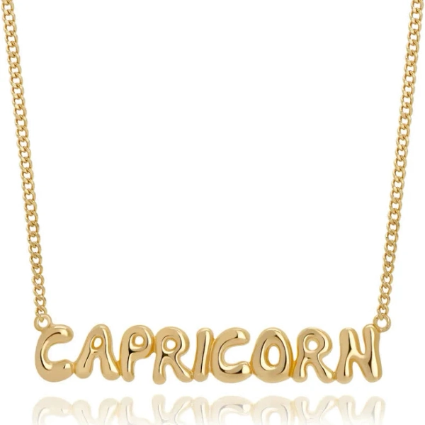 Mod + Jo Cosmo Bubble Zodiac Pendant Necklace