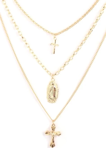 Fashion Nova Women's You Might Cross My Mind Necklace