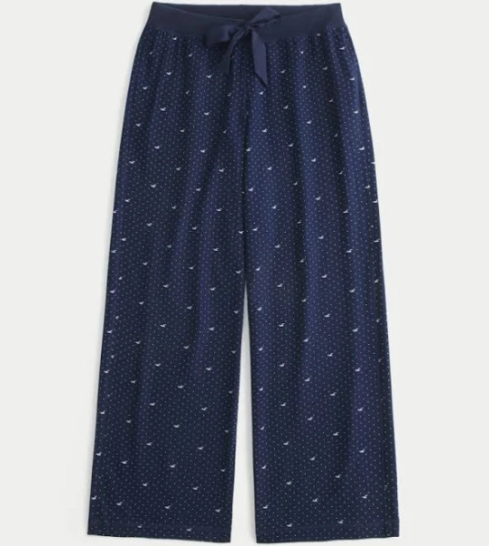 Hollister Remi Flannel Wide-Leg Pants