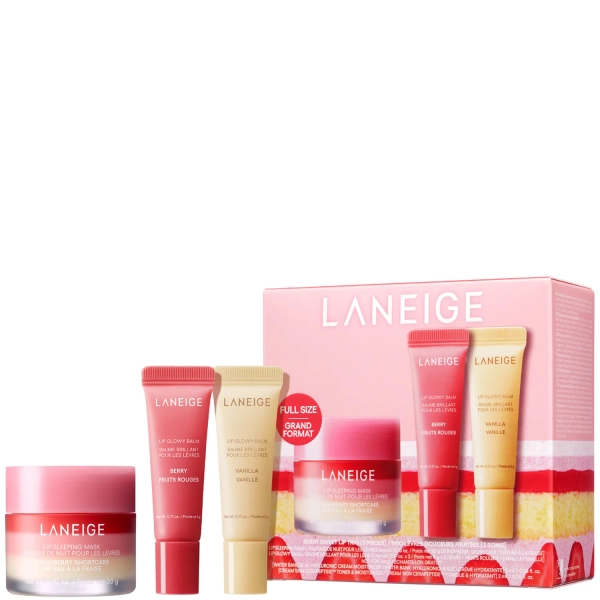 Laneige Berry Sweet Lip Trio Set (Worth £40)