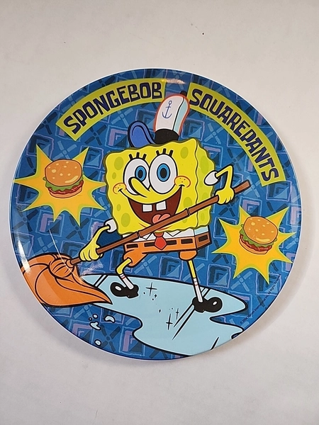 Vintage 2004 SpongeBob Plate Melamine Nickelodeon 