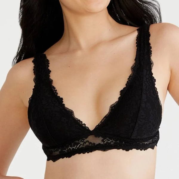 Aeropostale Women's Lace Plunge Bralette