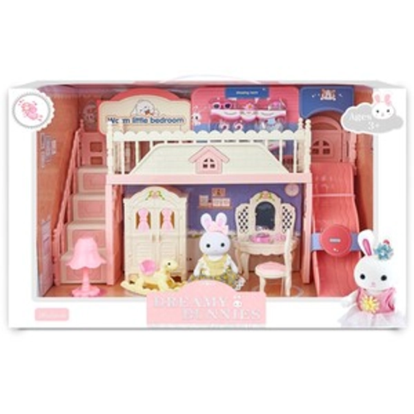 Dreamy Bunnies Bedroom Playset