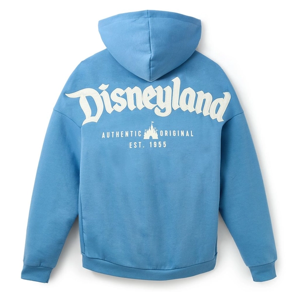 Disneyland Logo Zip Hoodie for Adults – Light Blue | Disney Store