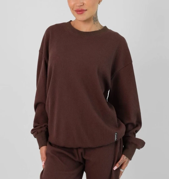 Comfrt Unisex Waffle Lounge Long Sleeve