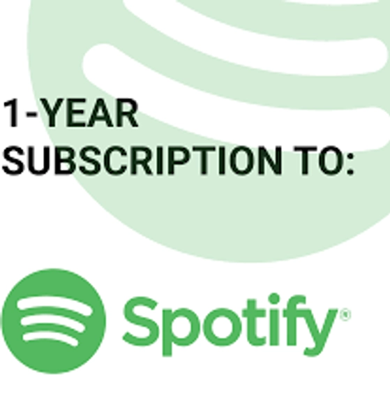 1-Year Subscription to Spotify Premium 