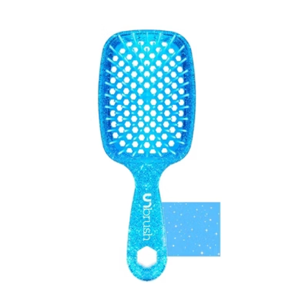UNbrush Detangler Hair Brush - Glitter Sapphire