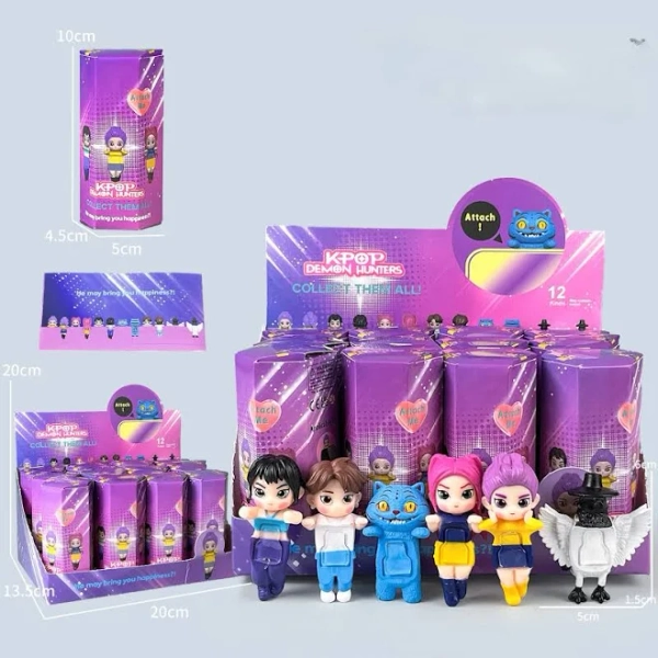 K-pop Demon Hunters Blind Box | Devil Saja Anime Figure – Perfect for Kid Parties, Cosplay, Gaming
