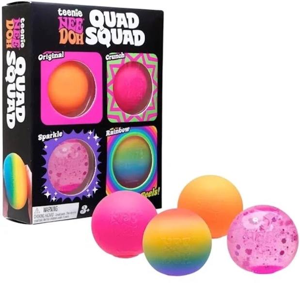 NeeDoh Teenie Quad Squad Pack