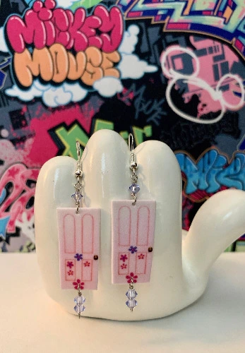 Disney's Monster's Inc Boo's Door Dangle Earrings - Etsy