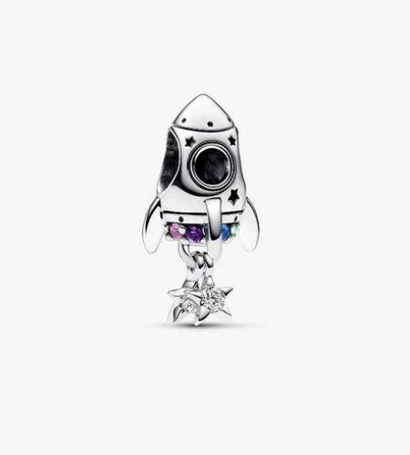 Space Love Rocket Charm - Pandora
