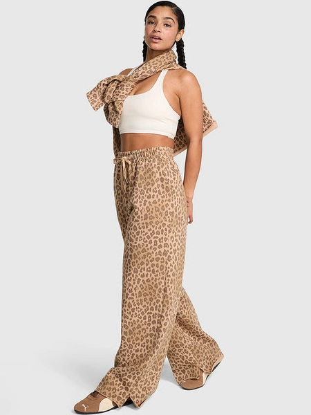 Campus Fleece™ Wide-Leg Split-Hem Sweatpants