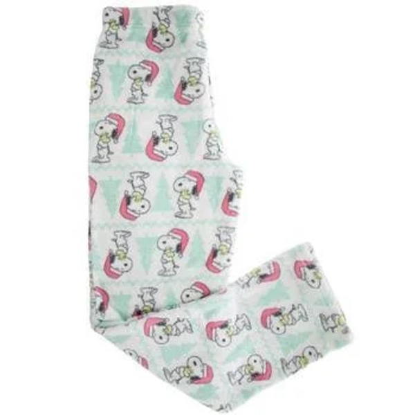 Snoopy & Woodstock Plush Pajama Pants