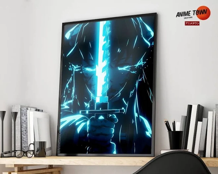 Demon Slayer Muichiro Aura Poster