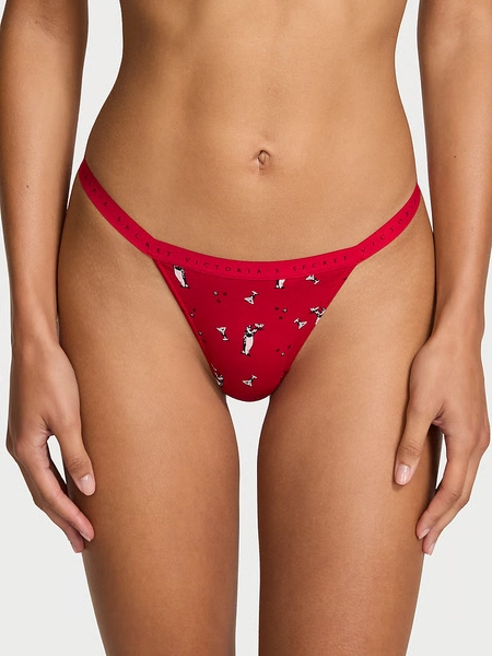 Stretch Cotton V-String Panty