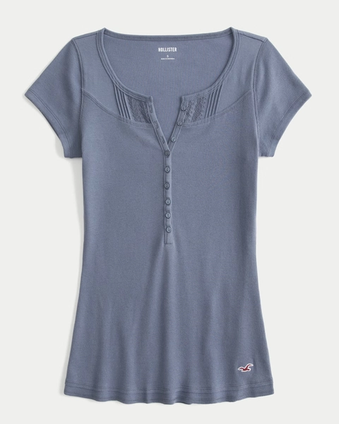 Short-Sleeve Icon Henley