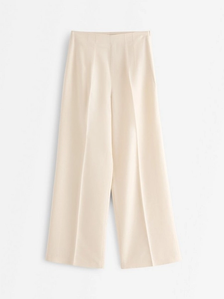 Wide trousers - Light Beige - 34